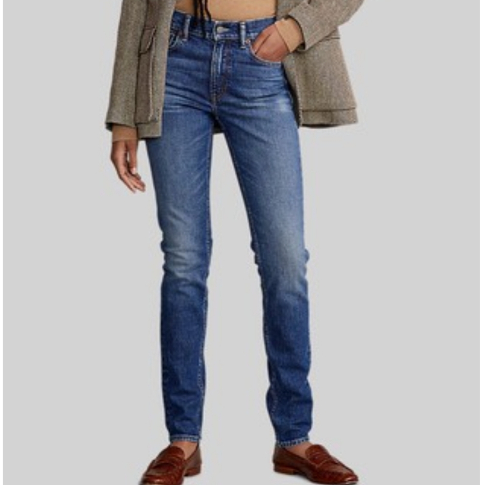 Polo Ralph Lauren The Tompkins Skinny Jeans Blue Size 26